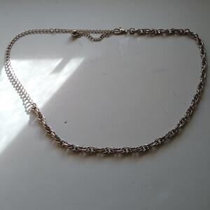 Chico's adjustable silver chain belt